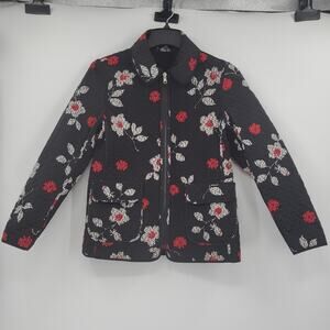 Braetan quilted reversible black sweater/jacket size M